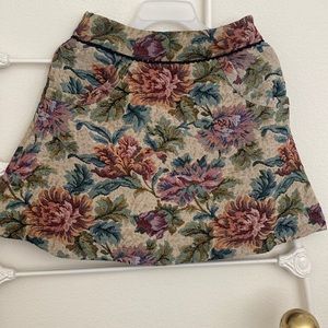 NWOT Free People Floral Skirt Multi-Colors SZ 6